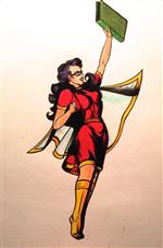 Media Specialist super hero 